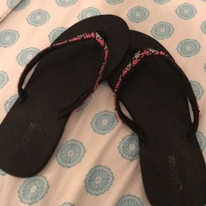 cute beaded flip flops!